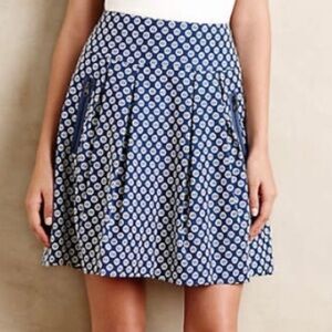 Maeve Anthropologie Fourth Street Swing Skirt. Size 8